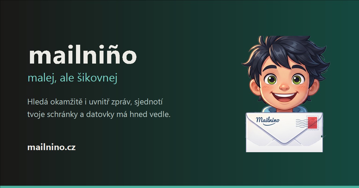 mailniño — e-mailový klient pro Windows